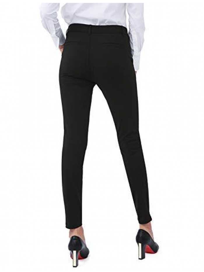 Dress Pants for Women Business Casual Stretch Skinny Work Pants with Pockets 