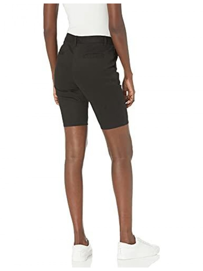 Women's Juniors Uniform Skinny Bermuda Stretch Twill Short 