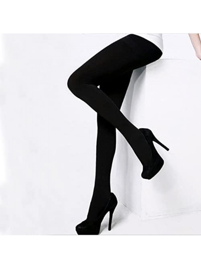 Fleece Lined Tights Women Opaque Thermal Tights For Women Warm Fleece Pantyhose Winter Tights For women 