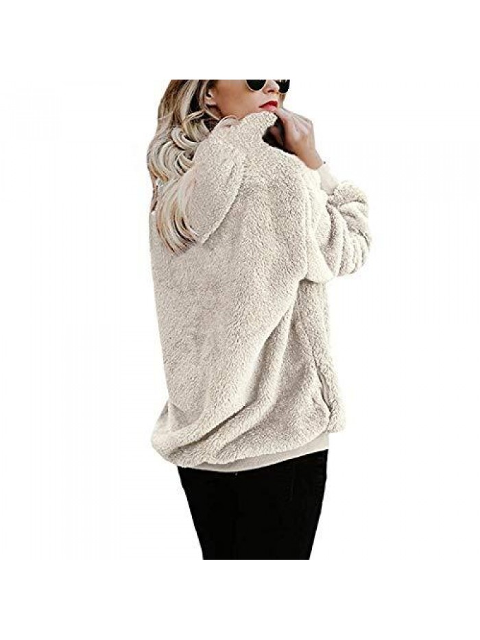 Women's Fashion Hoodies & Sweatshirts, Hoodies Plain Winter Pullover Drawstring Long Sleeve Warm Zip Up Soft Comfy 