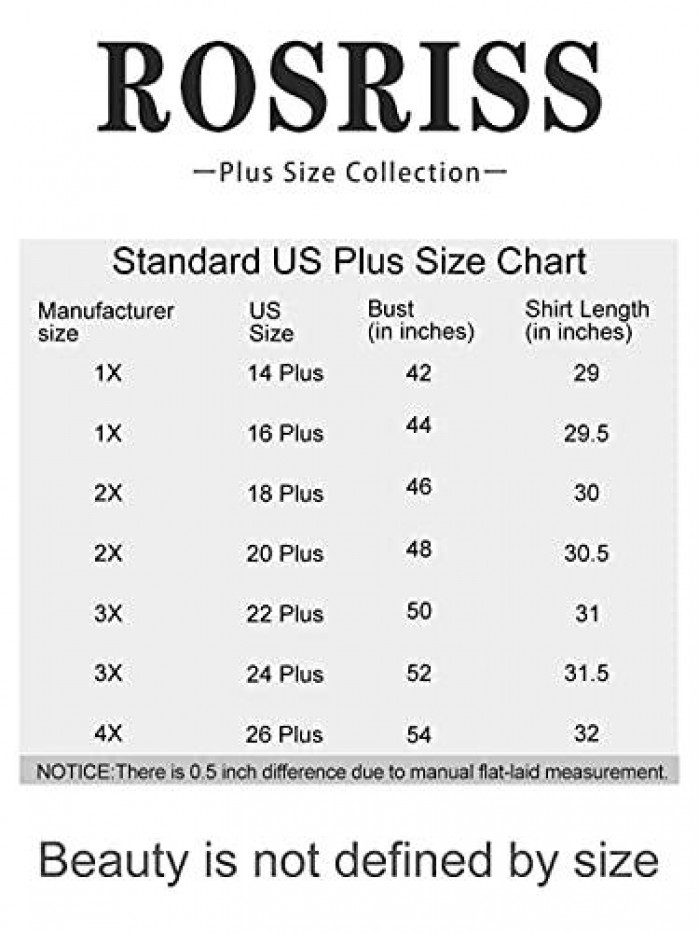 Plus-Size Tops for Women Summer Casual Tunics Short Sleeve Shirts XL-4XL 