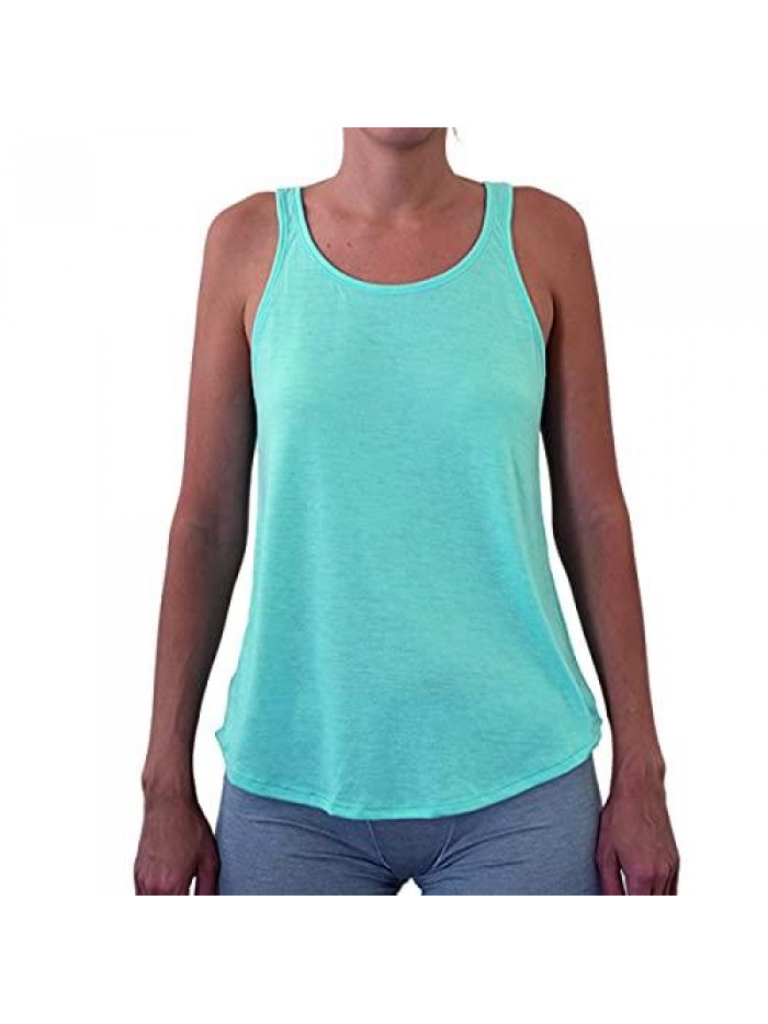 (2 Pack Women’s Ultimate ComfortSoft Light Lounge Tank Tops Active Casual Wear 