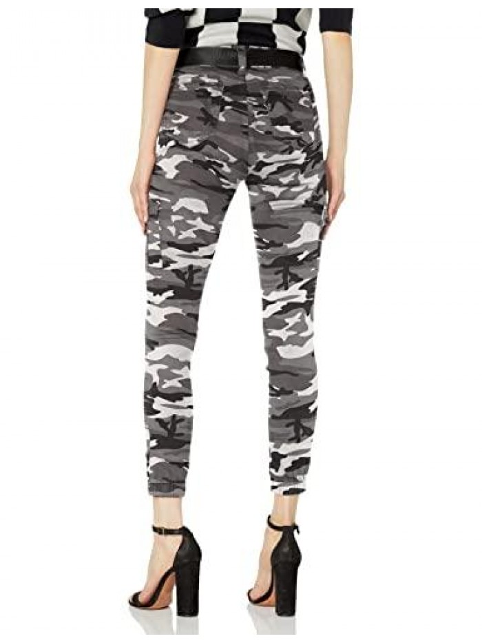 Women's Twill Stretchy Jogger Pants 