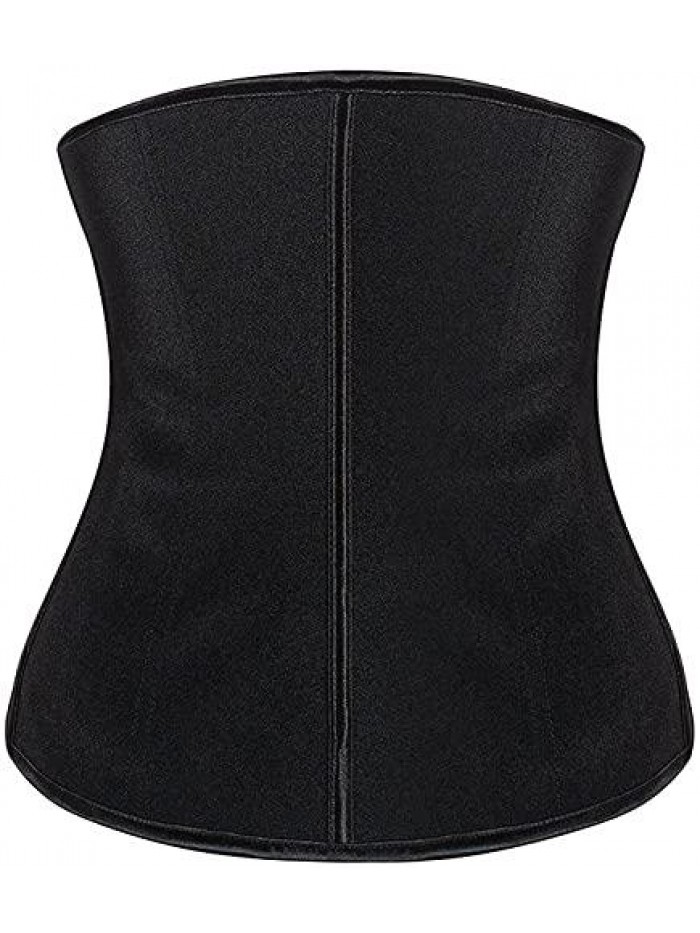 Waist Trainer for Women Underbust Latex Sport Girdle Corsets Cincher Hourglass Body Shaper 