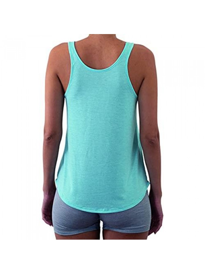 (2 Pack Women’s Ultimate ComfortSoft Light Lounge Tank Tops Active Casual Wear 