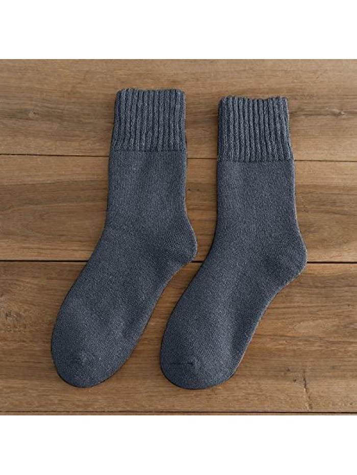 Winter Socks for Women Wool Socks Winter Thick Warm Cozy Knit Crew Soft Socks for Women 