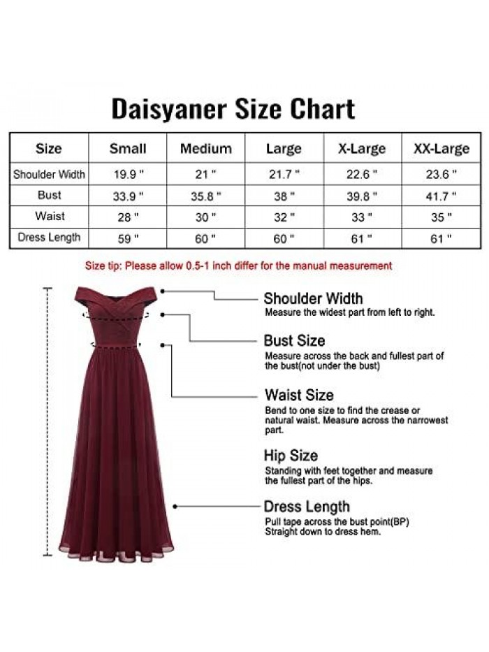 Women's Off Shoulder V-Neck Formal Dresses Wedding Gowns Elegant Evening Cocktail Long Dresses for Party 