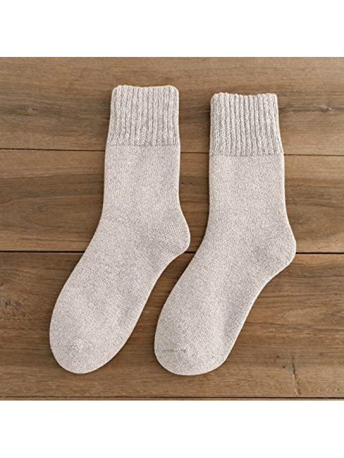 Winter Socks for Women Wool Socks Winter Thick Warm Cozy Knit Crew Soft Socks for Women 