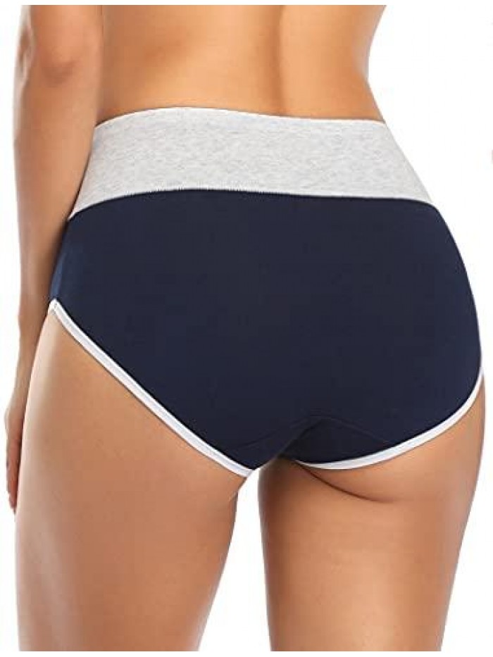 Womens Underwear, Underwear for Women High Waist Underwear Women No Muffin Briefs Panties and Plus Size 