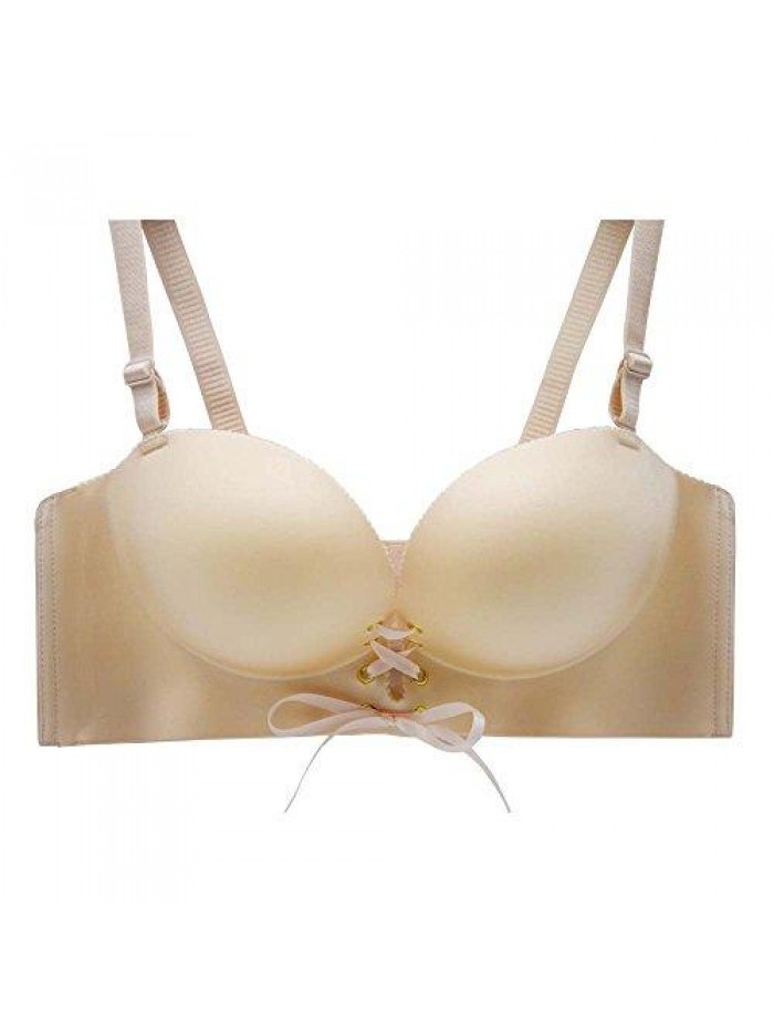 Add Two Cups Bras Brassiere for Women Push Up Padded Unlined 