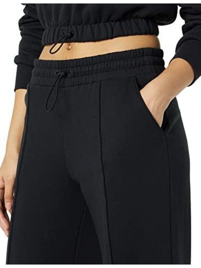 10 Women's Super Soft Fleece Straight Leg Jogger Sweatpant 