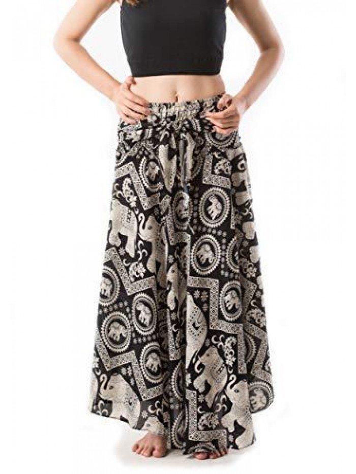 Women's Long Bohemian Style Gypsy Boho Hippie Skirt 