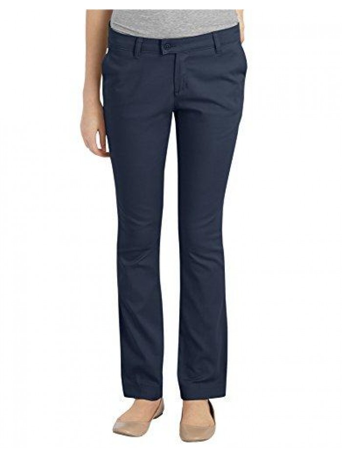 Juniors Slim Straight Stretch Pant 