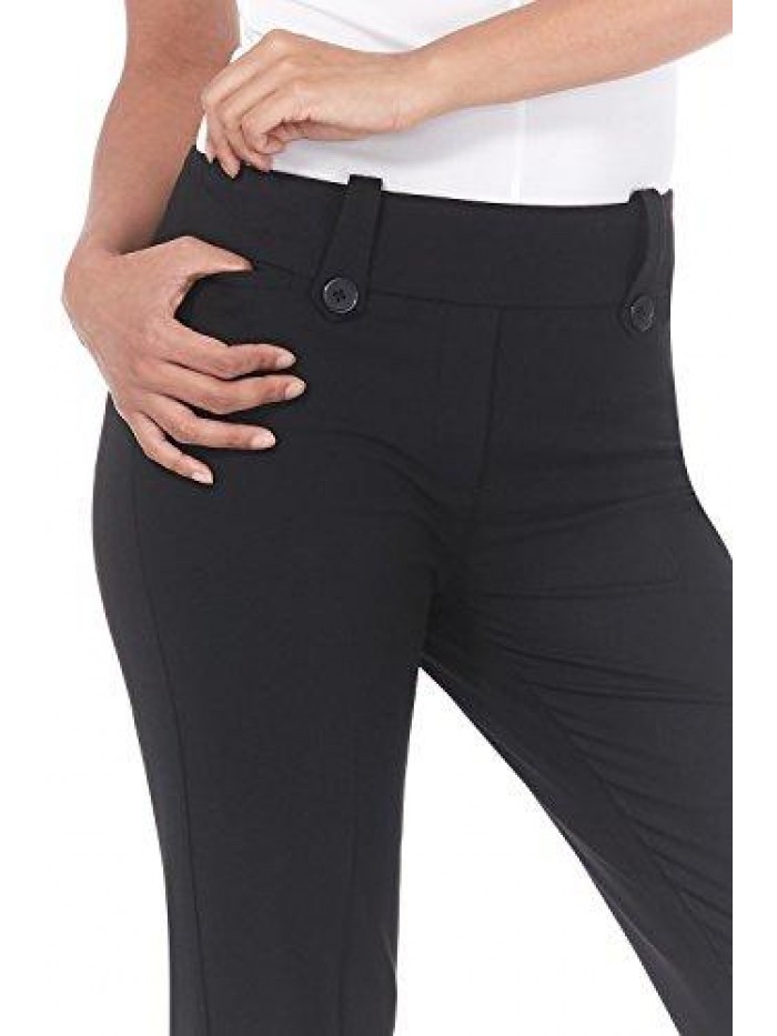 Women's Smart Desk to Dinner Stretch Bootcut Pant w/Tummy Control 