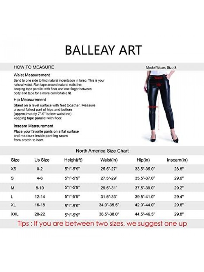 Art Faux Leather Pants for Women Zipper Skinny Leg Black Leather Pants for Women with Pockets 