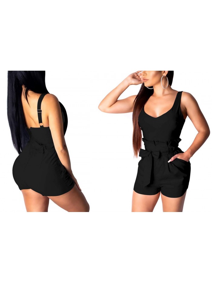 Sexy Short Pants Jumpsuits Long Sleeve Bodycon Strap Rompers Clubwear Cute Overalls 