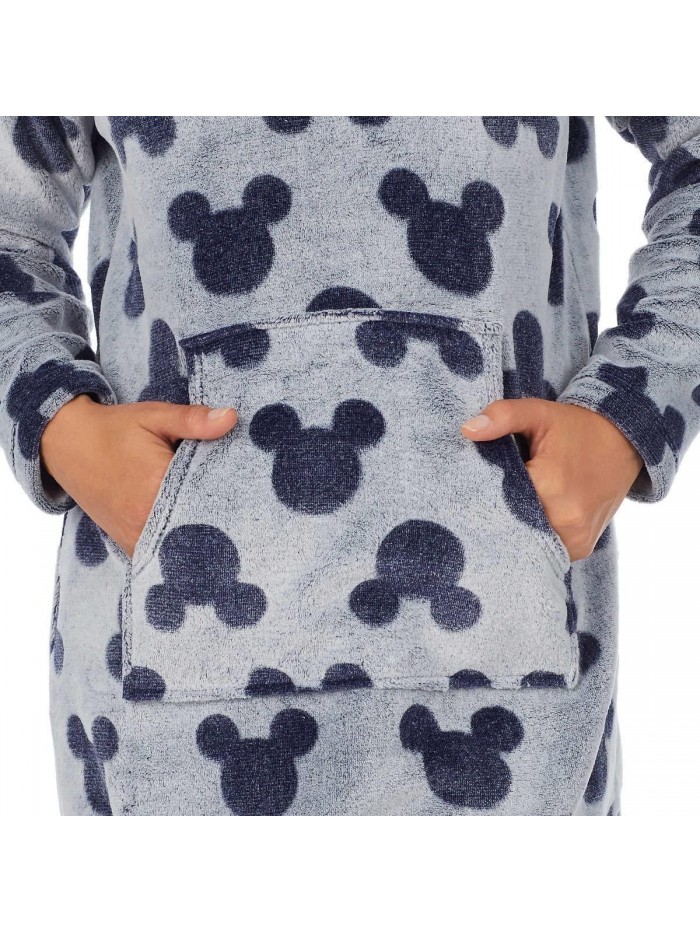 Womens Mickey Mouse Fleece Lounge Hoodie 