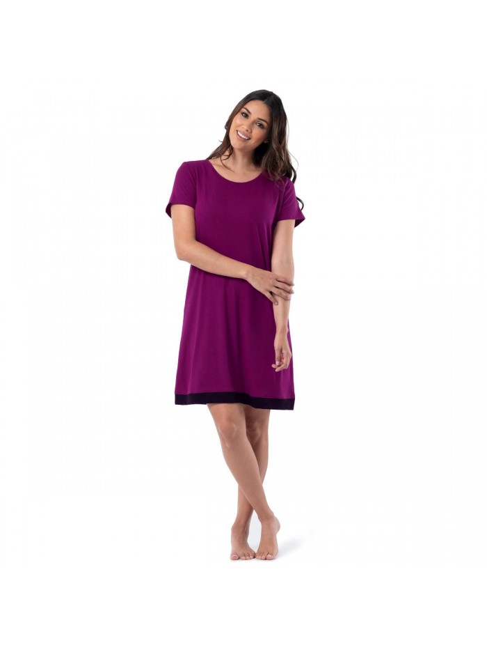 of the Loom Women's Super Soft and Breathable Sleep Shirt 