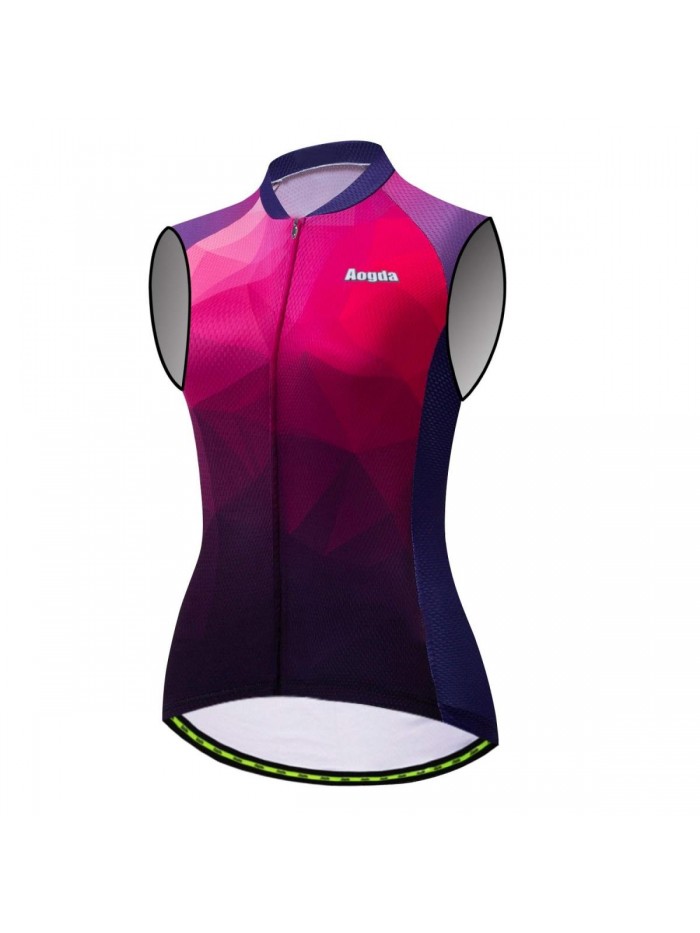 Cycling Jerseys Team Bike Vest Shirts Women Biking Sleeveless Clothing 