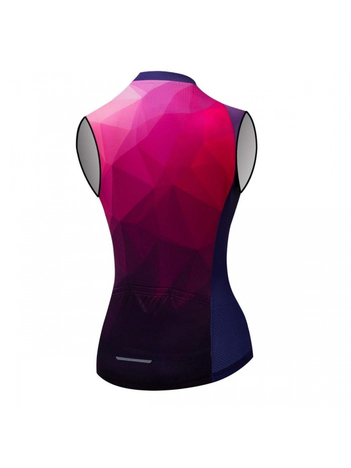 Cycling Jerseys Team Bike Vest Shirts Women Biking Sleeveless Clothing 