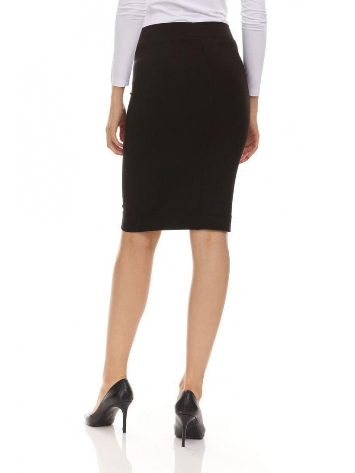 Riki Women's Cotton Pencil Skirt 