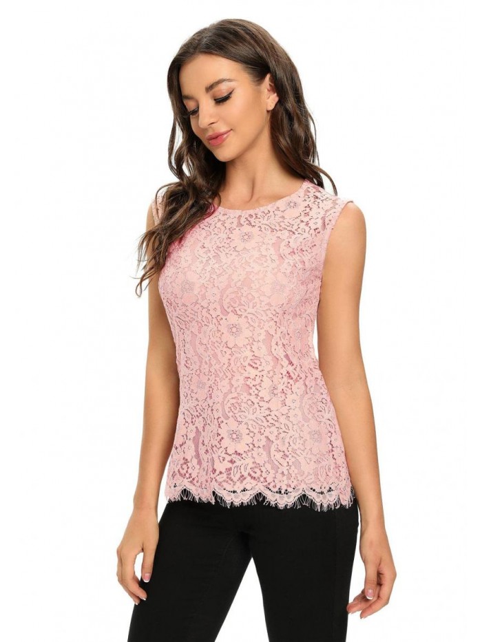 Women's Lace Fashion Tops/Crop/T-Shirt/Tank/Midi 