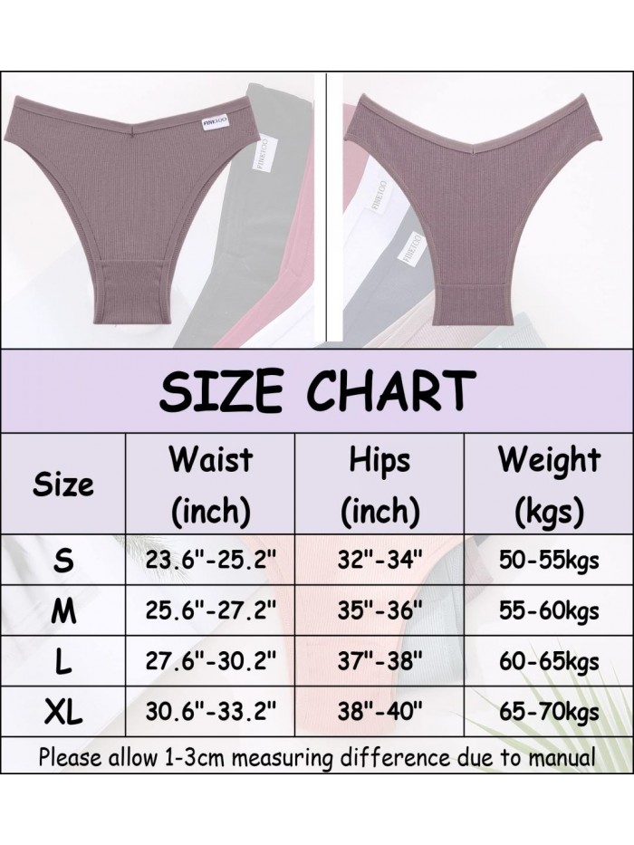 10 Pack Womens Cotton Underwear Sexy Stretch Bikini Panties Low Rise Hipster Ladies Soft V-Waist Cheeky S-XL 