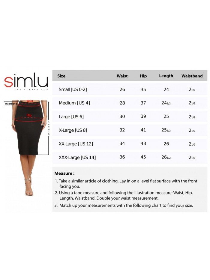 and Plus Size Pencil Skirts for Women Below The Knee. Work,Weekends,Date Nights,Sexy Office Business Bodycon Skirts 