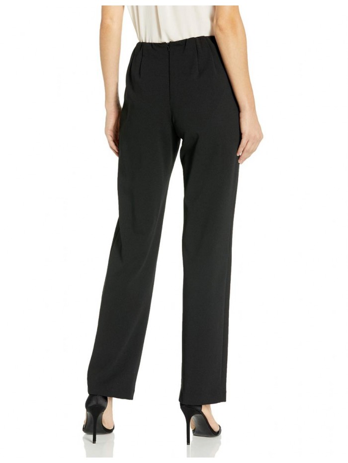 Evenings Women's Slim Leg Dress Pant (Petite Regular Plus Sizes) 