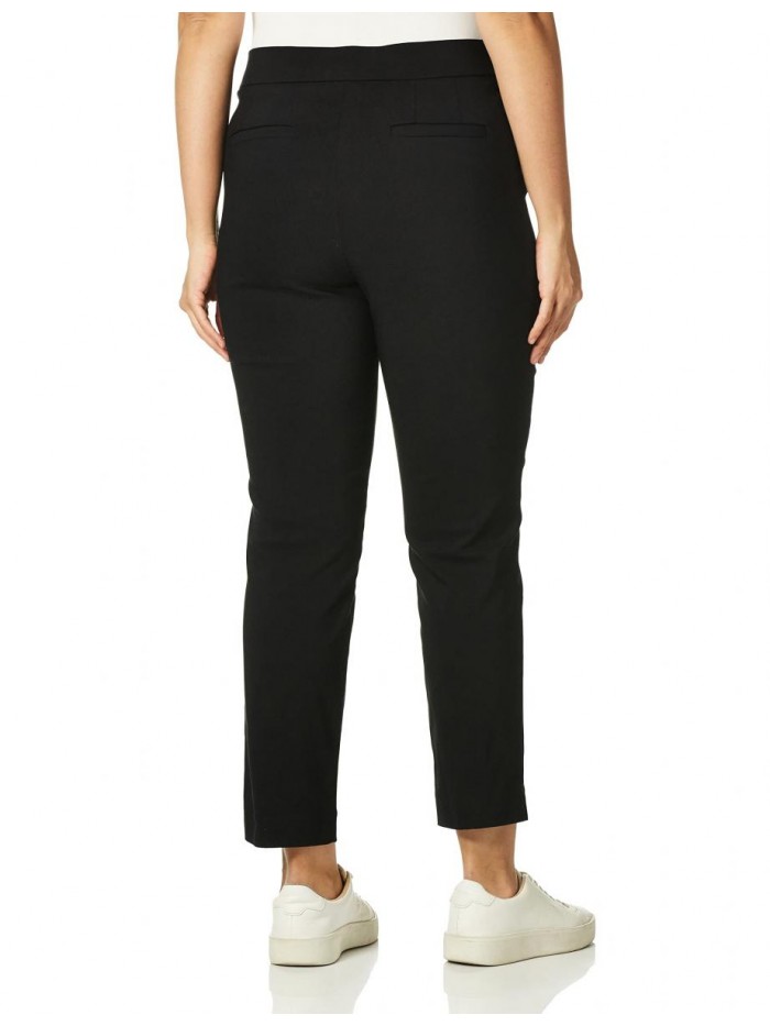 New York Women's Super Stretch Millennium Slimming Pull-on Ankle Pant 