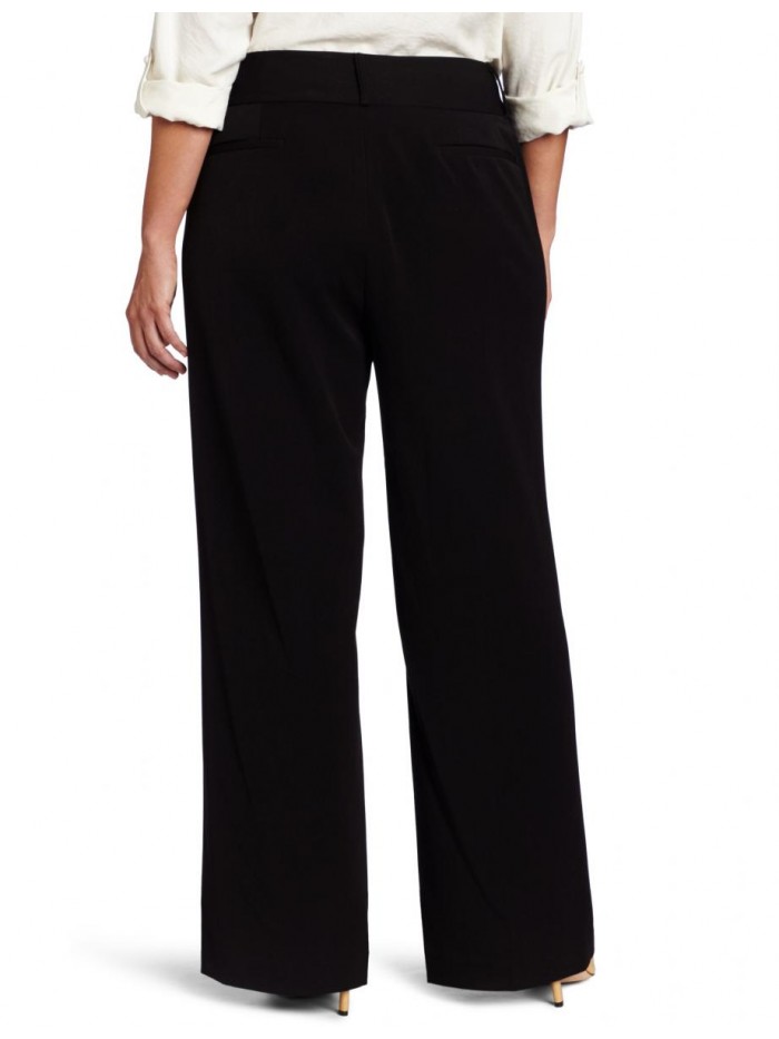 Women's Plus Size Gabardine Bootcut Pant-Curvy Fit 