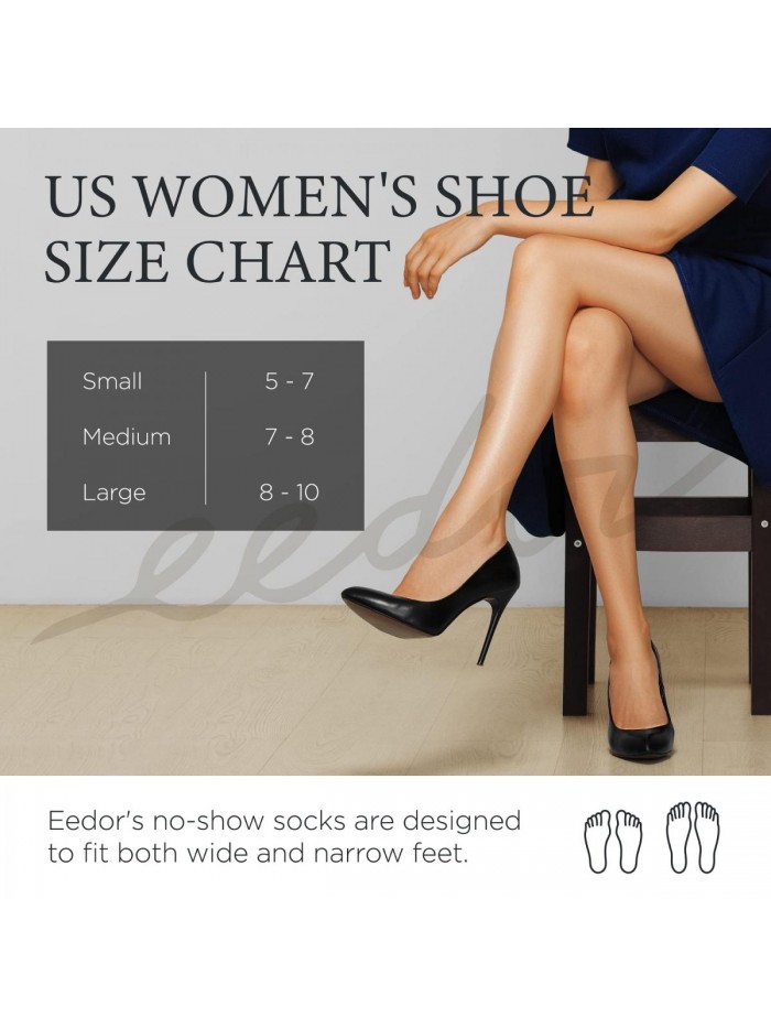 No Show Socks Womens with Low Cut Socks and No Slip Socks for Women 