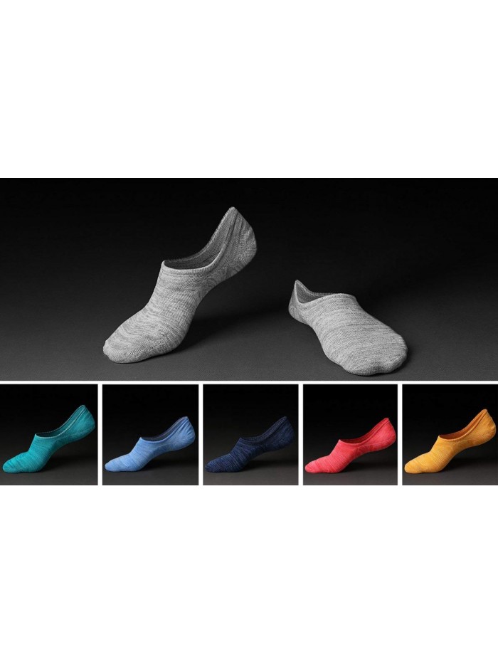 No Show Socks Women 10 Pairs Low Cut Anti-Slid Athletic Casual Cotton Socks 