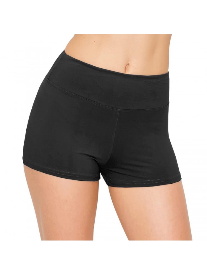 ALWAYS Women Workout Yoga Shorts - Premium Buttery Soft Solid Stretch Cheerleader Running Dance Volleyball Short Pants