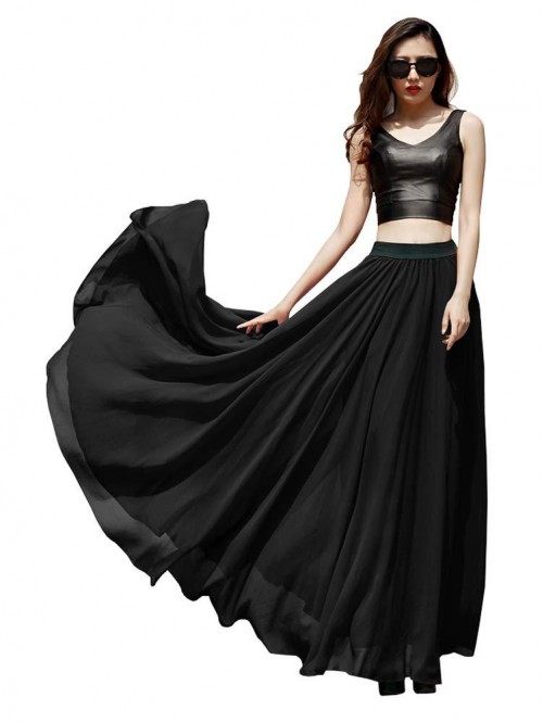 Trendy Women's Summer Chiffon Mopping Floor Length...