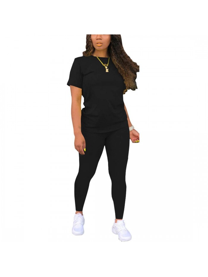 Two Piece Outfits For Women Summer Sweatsuits Jogger Sets For Women 2 Piece Track Suits 