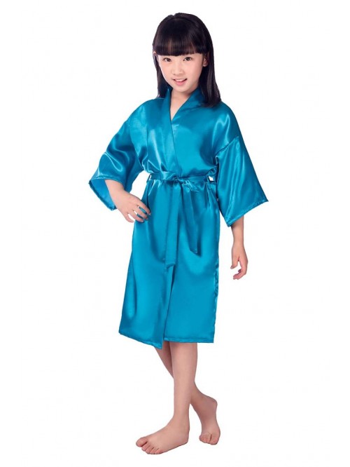 Silk Stain Pure Kimono Wedding Dressing Gown Kimon...