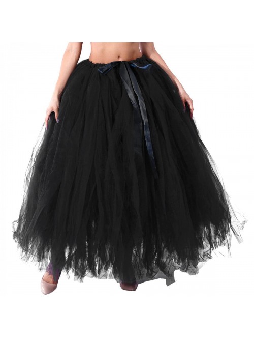 Tulle Tutu Long Skirt A-Line Puff Mesh Girl Prince...