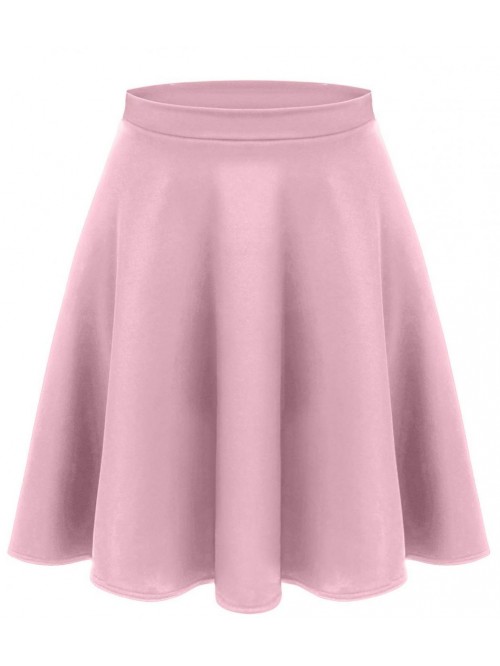 Midi Skirt Flared Stretch Skirt for Women Reg & Pl...