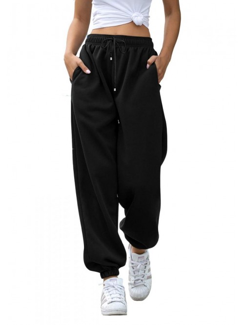 Cinch Bottom Sweatpants for Women with Pockets 