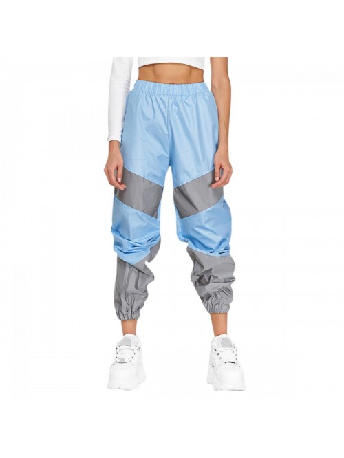 Women's Rave Reflective Pants with Pocket Sport Jo...