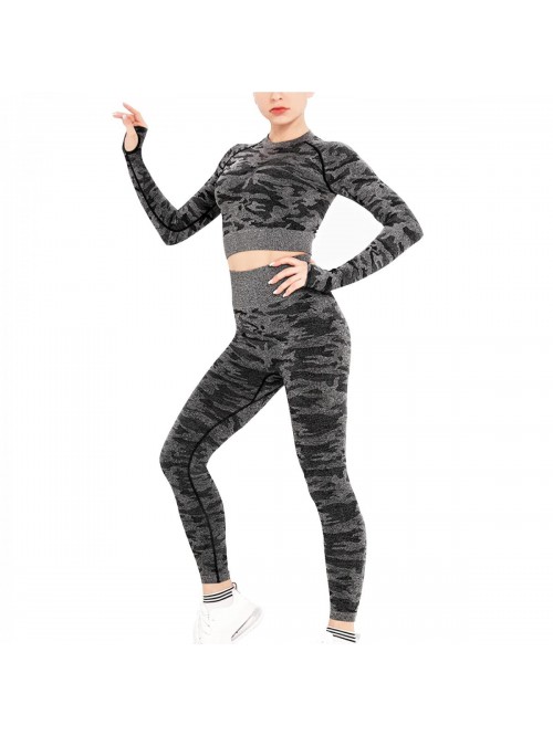 Waist Legging Outfit Tracksuit 2 piece, ZEBNEN Wom...