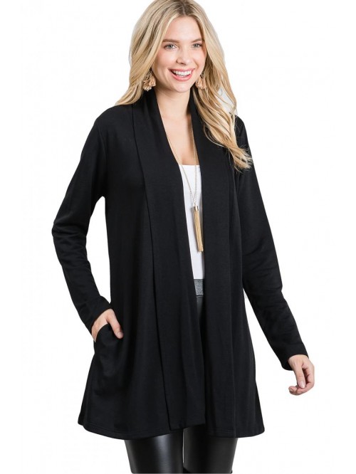 Women’s Knit Cardigan Sweater – Open Front Lon...