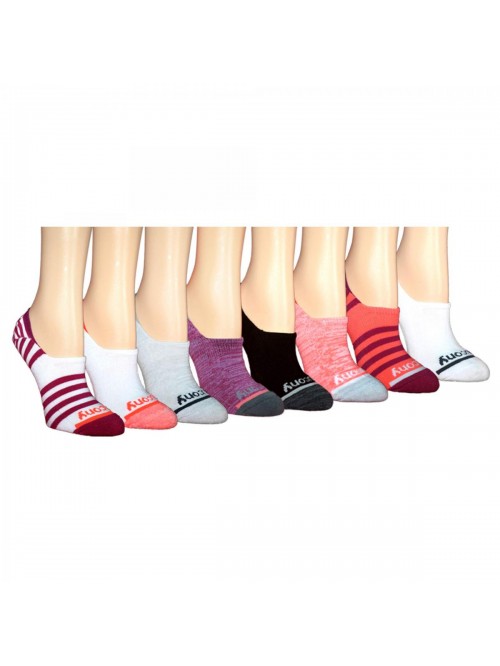 Women's 8 Pairs No Show Cushioned Invisible Liner ...