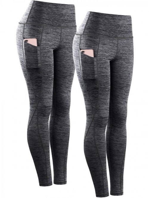 Women's Yoga Pant Running Leggings with Pocket Tum...