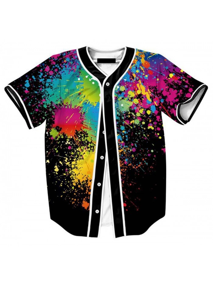 Jersey Tie-Dye Printed for 80s 90s Theme Birthday Party 