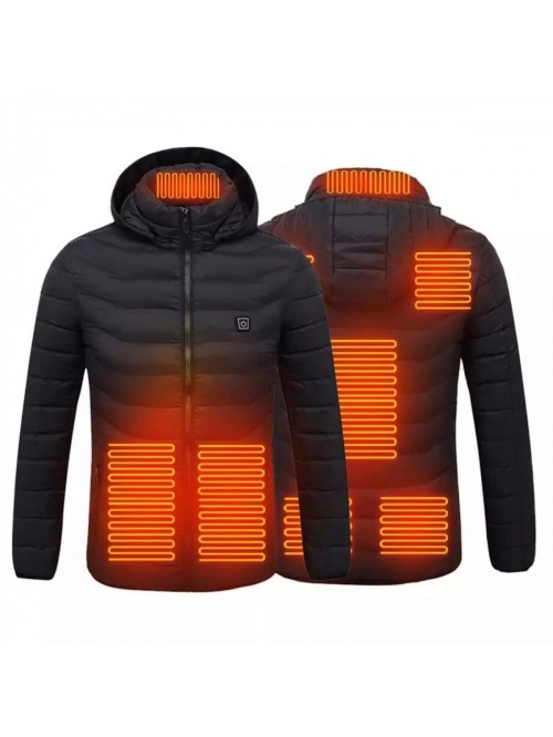 Heated Jacket Lightweight 9 Carbon Fiber Waterproo...