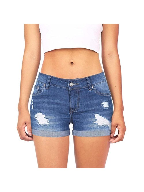 Jean Shorts for Women Summer, Skinny Stretch Jeans...