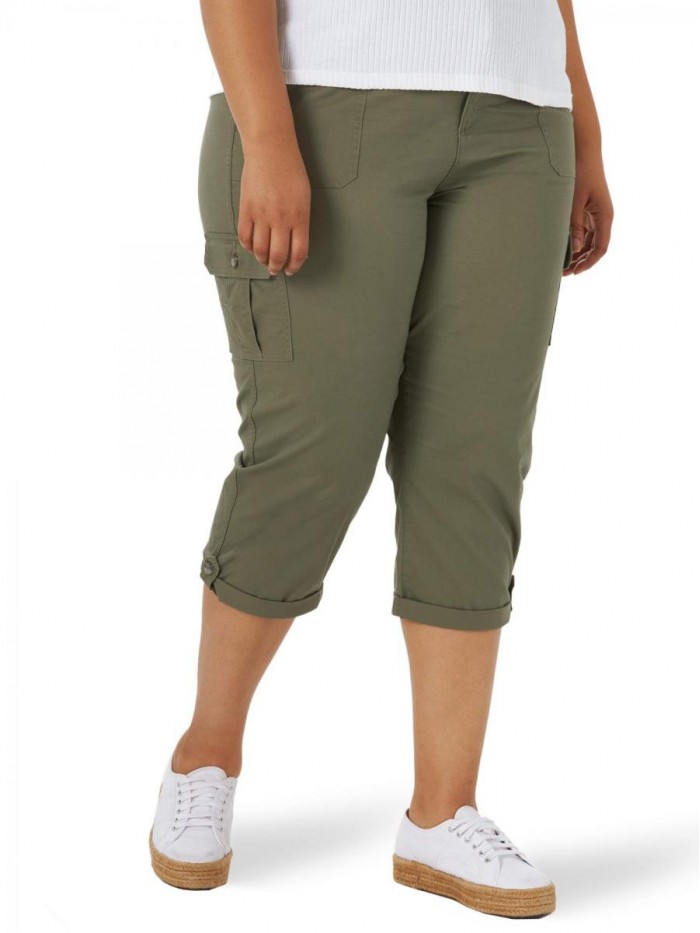 Women's Flex-to-go Mid Rise Cargo Capri Pant 