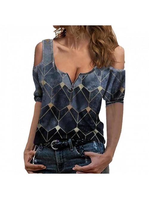 for Women Dressy, Women Cold Shoulder V Neck Tees ...